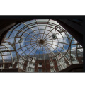 Marco del centro de vidrio de vidrio prefabricado Estructura de techo de vidrio Domo de tragua